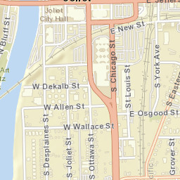 175-335 W Jefferson St, Joliet, IL 60435 Street Map