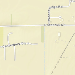 Roachton Ohio Street Map
