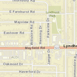 Lyndhurst Ohio Street Map