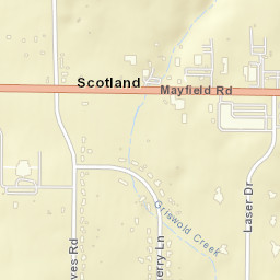 Scotland Ohio Street Map