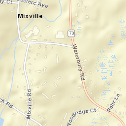 Mixville Connecticut Street Map