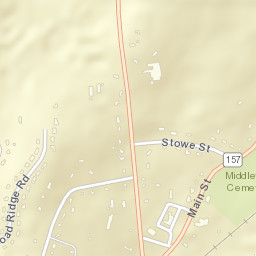 Middlefield Connecticut Street Map