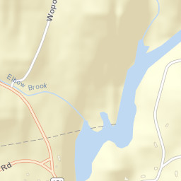 Wopowog Connecticut Street Map