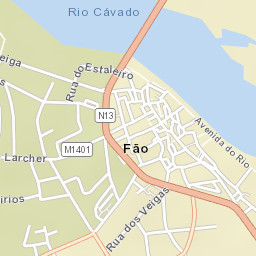 Apúlia e Fão Street Map