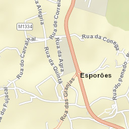 Esporões Street Map