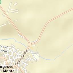 Cogeces del Monte Street Map