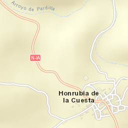 Honrubia de la Cuesta Street Map