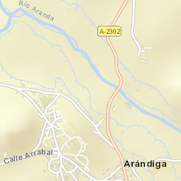 Arándiga Street Map