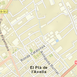 Cabrera de Mar Street Map