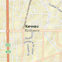 Kičevo Street Map