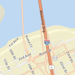 101-177 22nd Street, Moline, IL 61265 Street Map