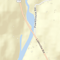 Leesville Connecticut Street Map