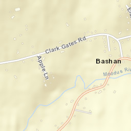 Bashan Connecticut Street Map