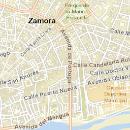 Zamora Street Map