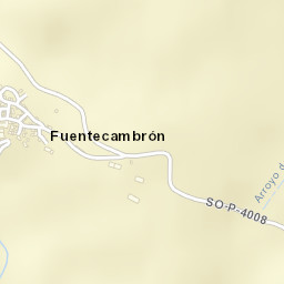 Fuentecambrón Street Map
