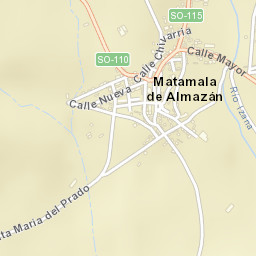 Matamala de Almazán Street Map