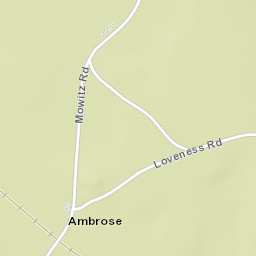 Ambrose California Street Map