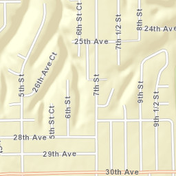 2821-2825 8th Street, East Moline, IL Street Map