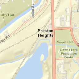 923 South Chicago Street, Illinois and Michigan Street Map