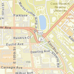 Doans Corners Ohio Street Map