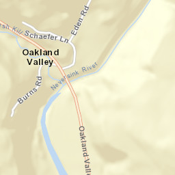 Oakland Valley New York Street Map