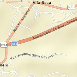 Vila Seca Street Map