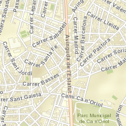 Rubí Street Map