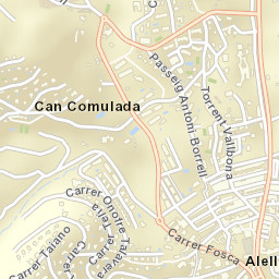 Alella Street Map