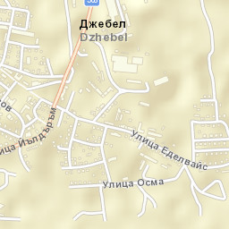 Dzhebel Street Map