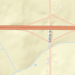 Antique City Drive & Interstate 80 & 505th Street, Wa Street Map