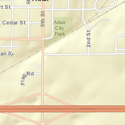 US-6 Adair IA 50002 America Street Map