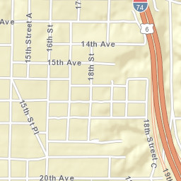 1219-1299 15th Street A Moline IL Street Map