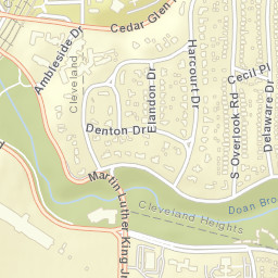 Ambler Heights Ohio Street Map