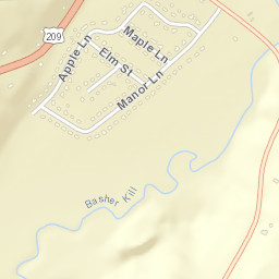 Westbrookville New York Street Map