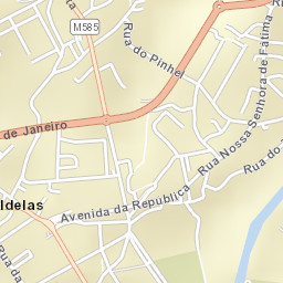 Caldas das Taipas Street Map