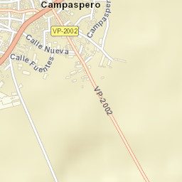 Campaspero Street Map