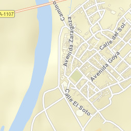 Pina de Ebro Street Map