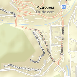 Rudozem Street Map
