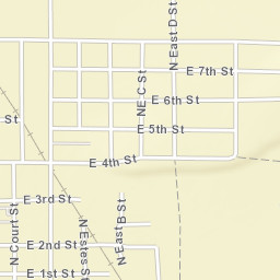 Alturas California Street Map