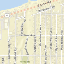 Sheffield Lake Ohio Street Map