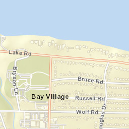Bay Village Ohio Street Map