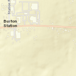 Burton Station Ohio Street Map