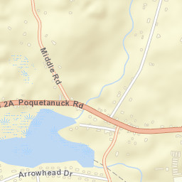 Poquetanuck Connecticut Street Map