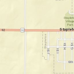 809-813 6th Street Stapleton NE Street Map