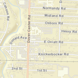 North Dover Ohio Street Map
