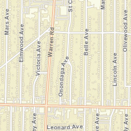 Lakewood Ohio Street Map