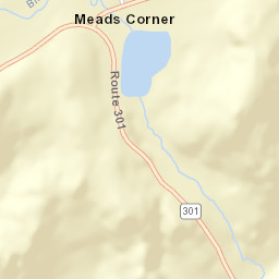 Meads Corners New York Street Map