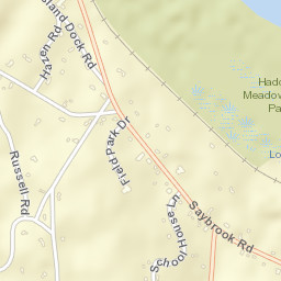 Haddam Connecticut Street Map