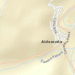 Aldeasoña Street Map