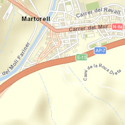 Martorell Street Map